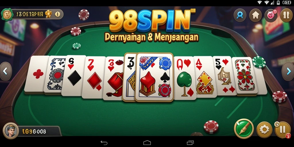 Tampilan gameplay Domino yang menegangkan dan seru.