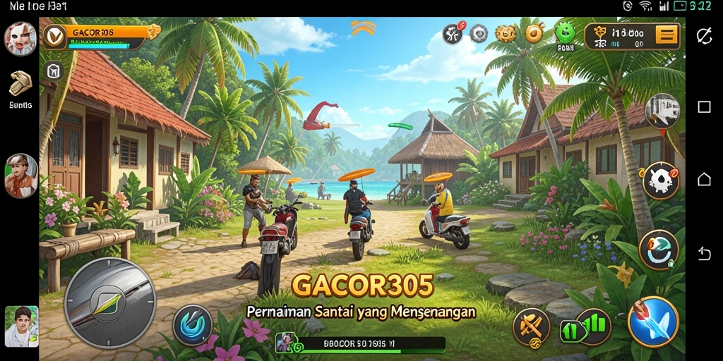Tampilan gameplay yang menarik dan penuh warna di GACOR305.
