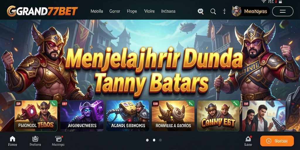 Tampilan seru gameplay Open World di GRAND77BET.