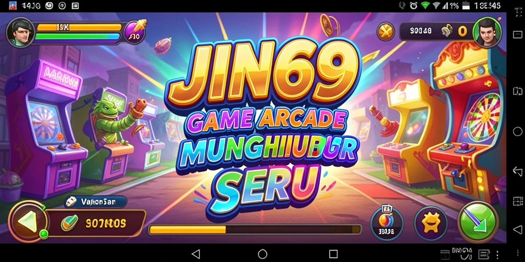 Screenshot gameplay JIN69 menampilkan aksi seru dalam permainan arcade.