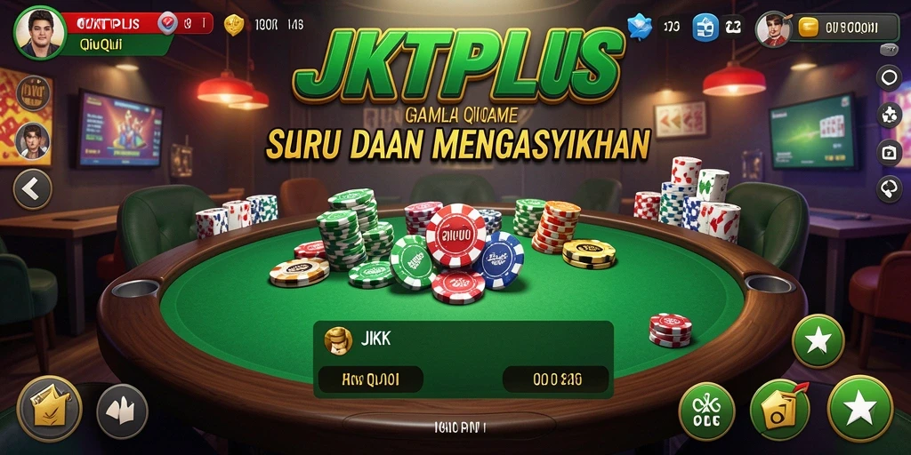Tampilan gameplay QiuQiu yang menarik dan seru di JKTPLUS.