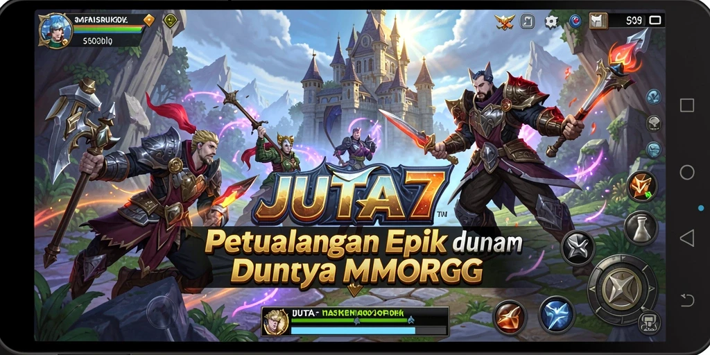 Tampilan gameplay menakjubkan dalam dunia petualangan JUTA7.