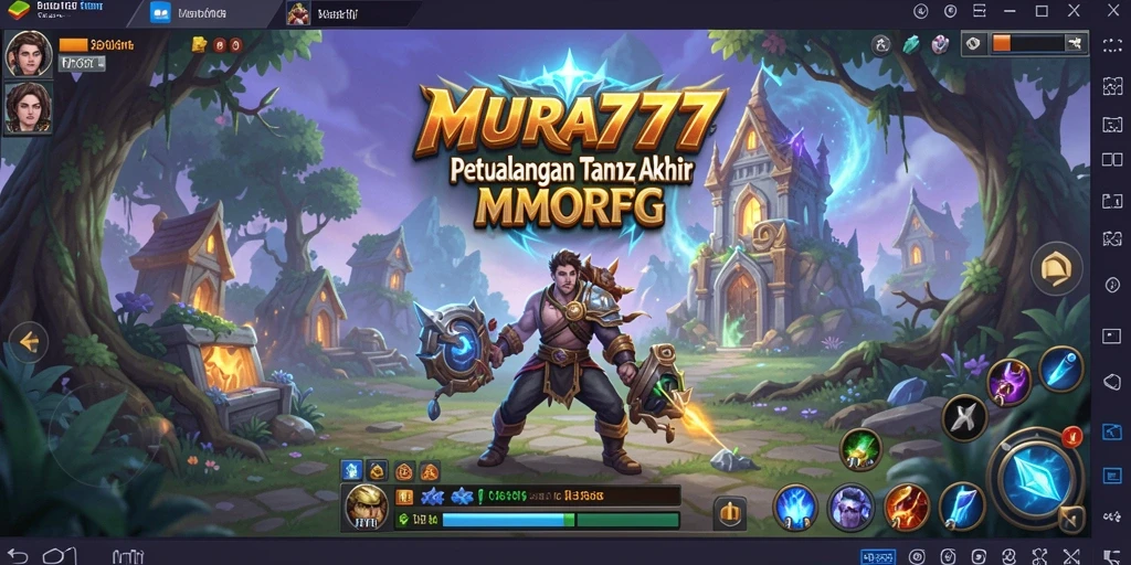 Screenshot utama MUARA777 yang menampilkan aksi seru dalam gameplay MMORPG.