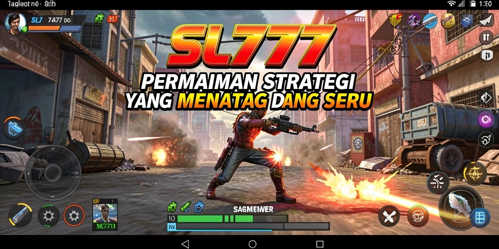 Screenshot gameplay SL777 menampilkan strategi pertempuran yang mendebarkan.