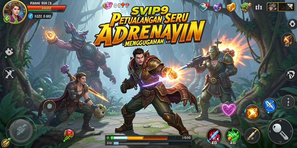 Screenshot gameplay SVIP9 menampilkan aksi seru dalam petualangan.