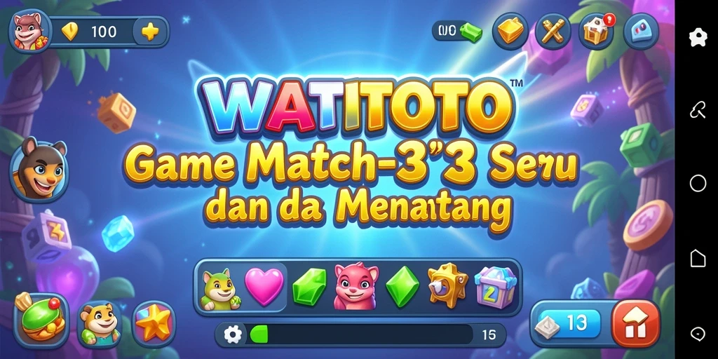 Tampilan gameplay WATITOTO yang penuh warna dan mengasyikkan.